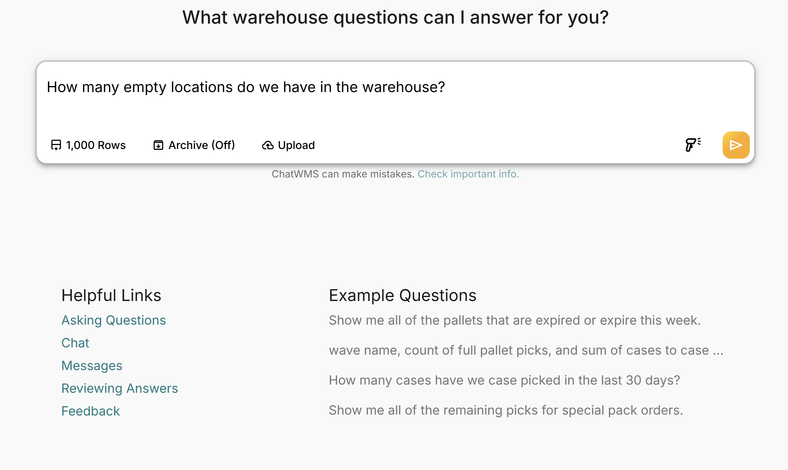 Initial Question